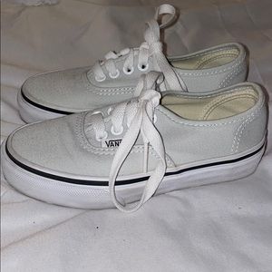 Almost brand new kids Vans shoes